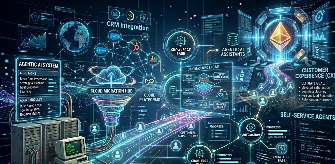 Road map from legacy to agentic contact center